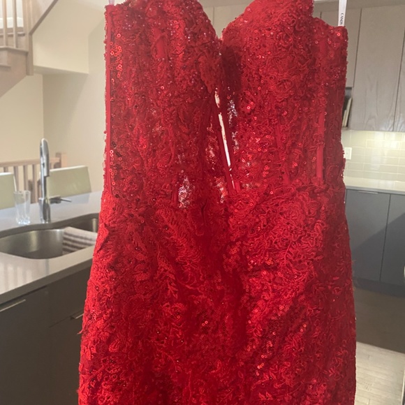 Red Prom/bridesmaid gown - Picture 2 of 7